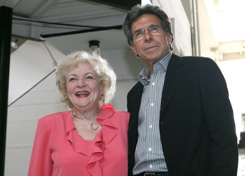 Betty White and producer Paul Junger Witt at the Golden Girls Reunion.