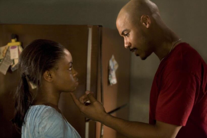 Hope Olaide Wilson as Jennifer and Brian J. White as Randy in "Tyler Perry's I Can Do Bad All By Myself."