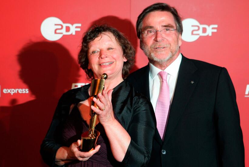 Ursula Werner and Elmar Wepper at the German Film Awards 2009.