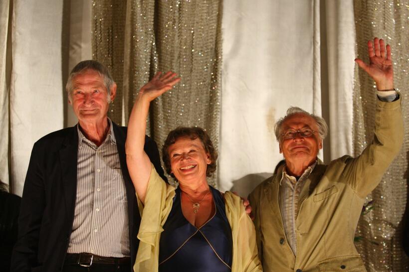 Horst Rehberg, Ursula Werner and Horst Westphal at the premiere of "Wolke 9."