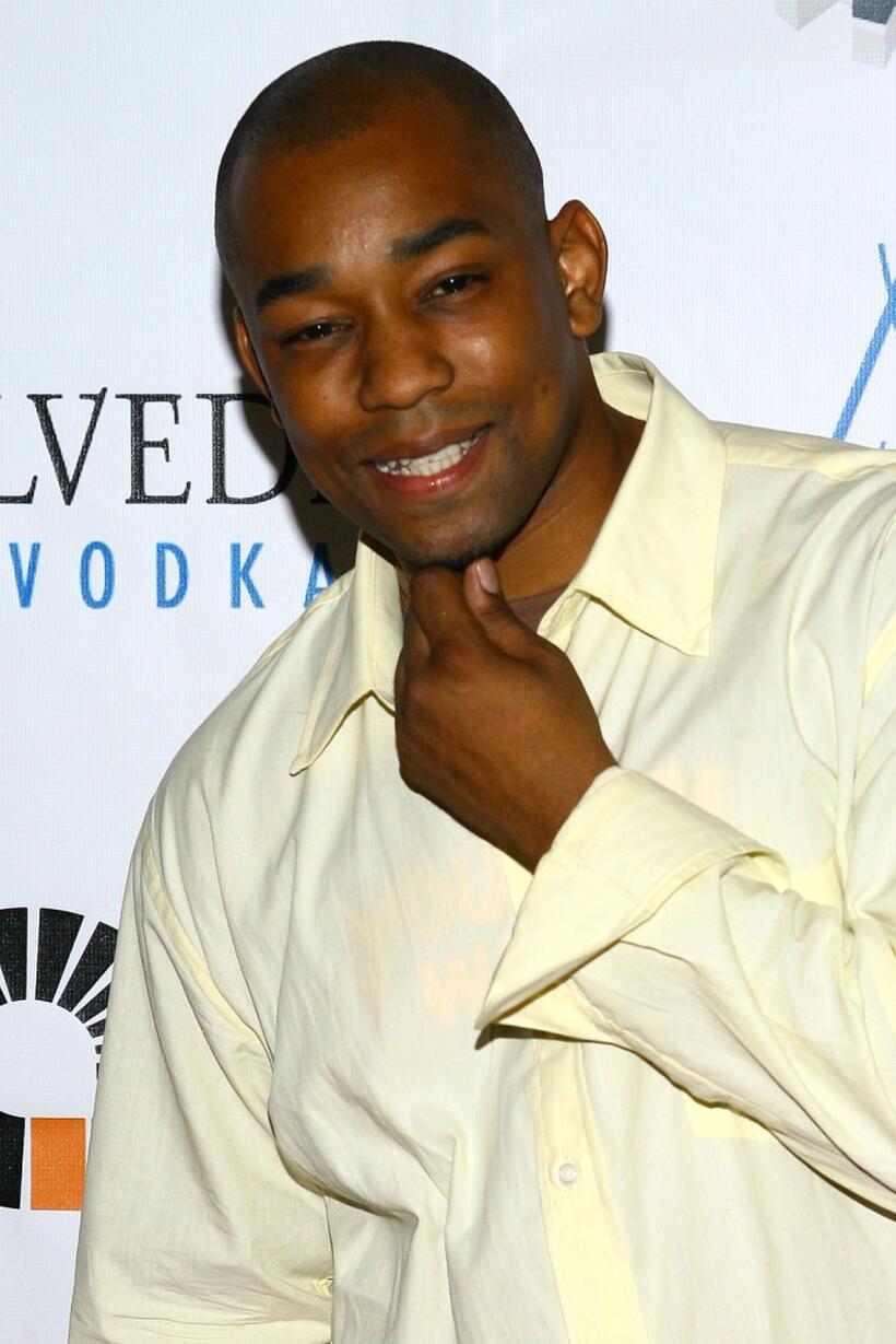 Dennis White at the surprise 25th birthday celebration of Kerry Rhodes.