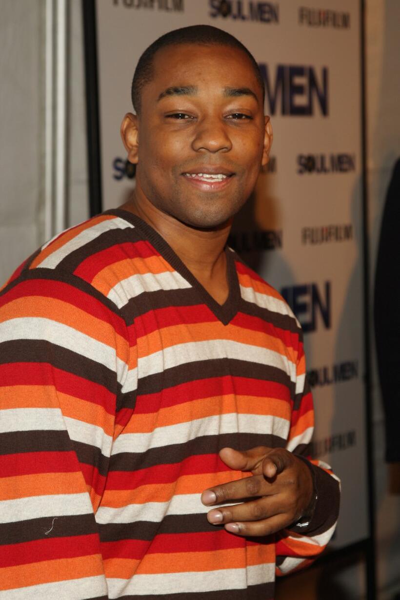Dennis White at the world premiere of "Soul Men."
