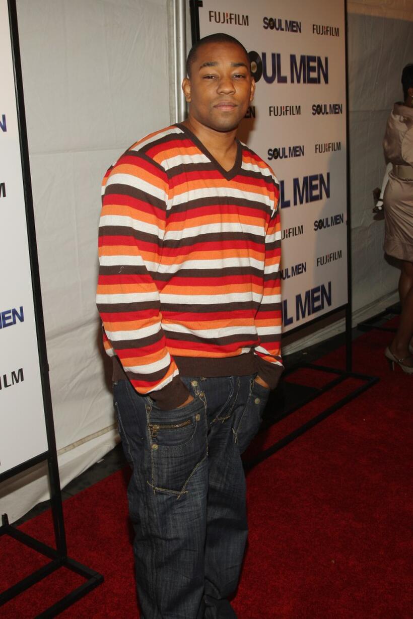 Dennis White at the world premiere of "Soul Men."