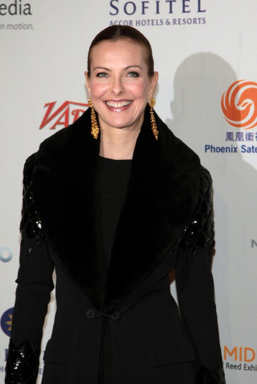 Carole Bouquet at the 35th International Emmy Awards Gala.