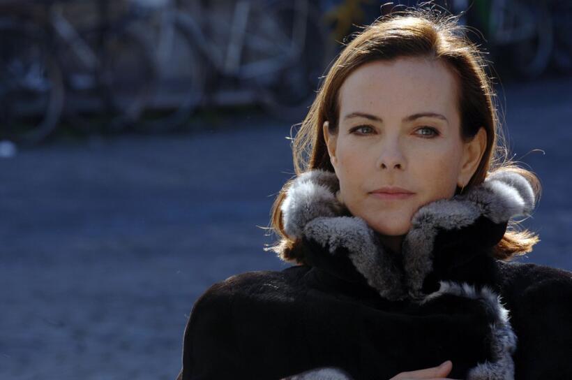 Carole Bouquet at the Rome photocall of her film "Travaux".