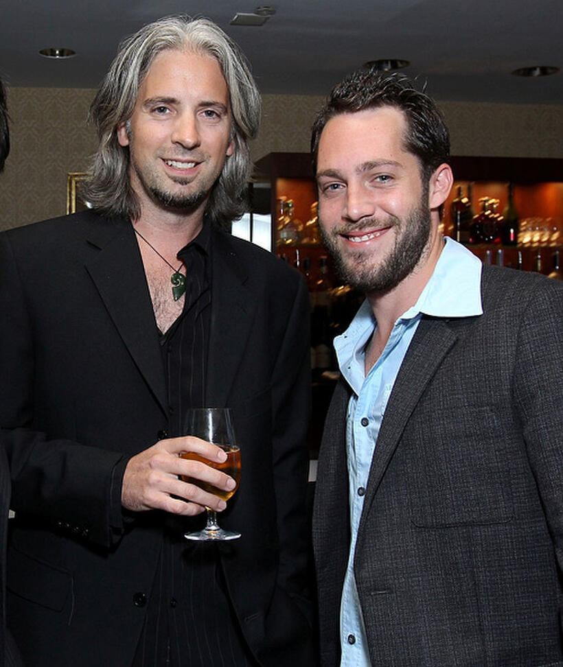 Producer James Scura and Geoffrey Wigdor at the "White Irish Drinkers" party during the 2010 Toronto International Film Festival.