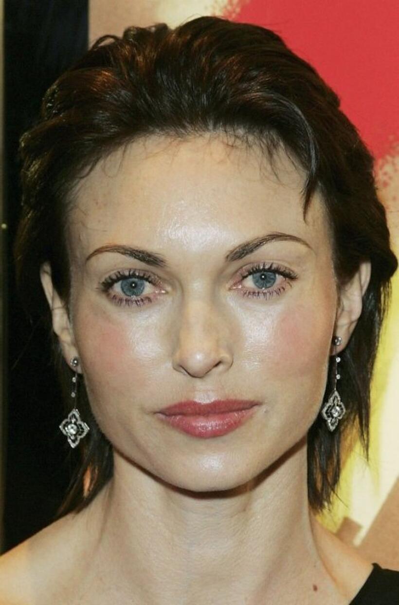 Natasha Wightman at the UK premiere of "V For Vendetta."