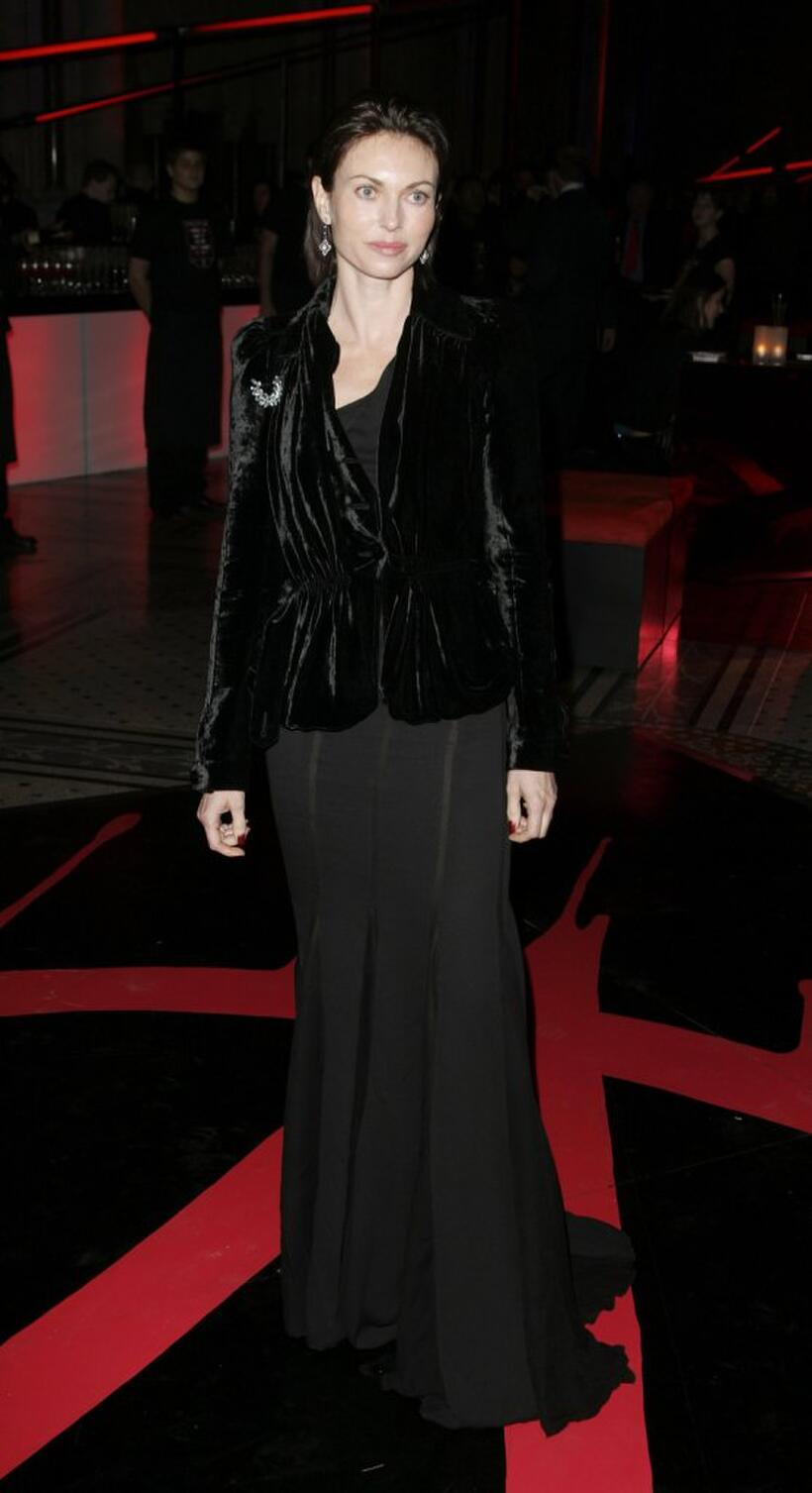 Natasha Wightman at the after party of the UK premiere of "V For Vendetta."