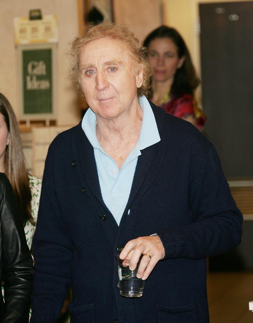Gene Wilder at the promotion for his new book "My French Whore".