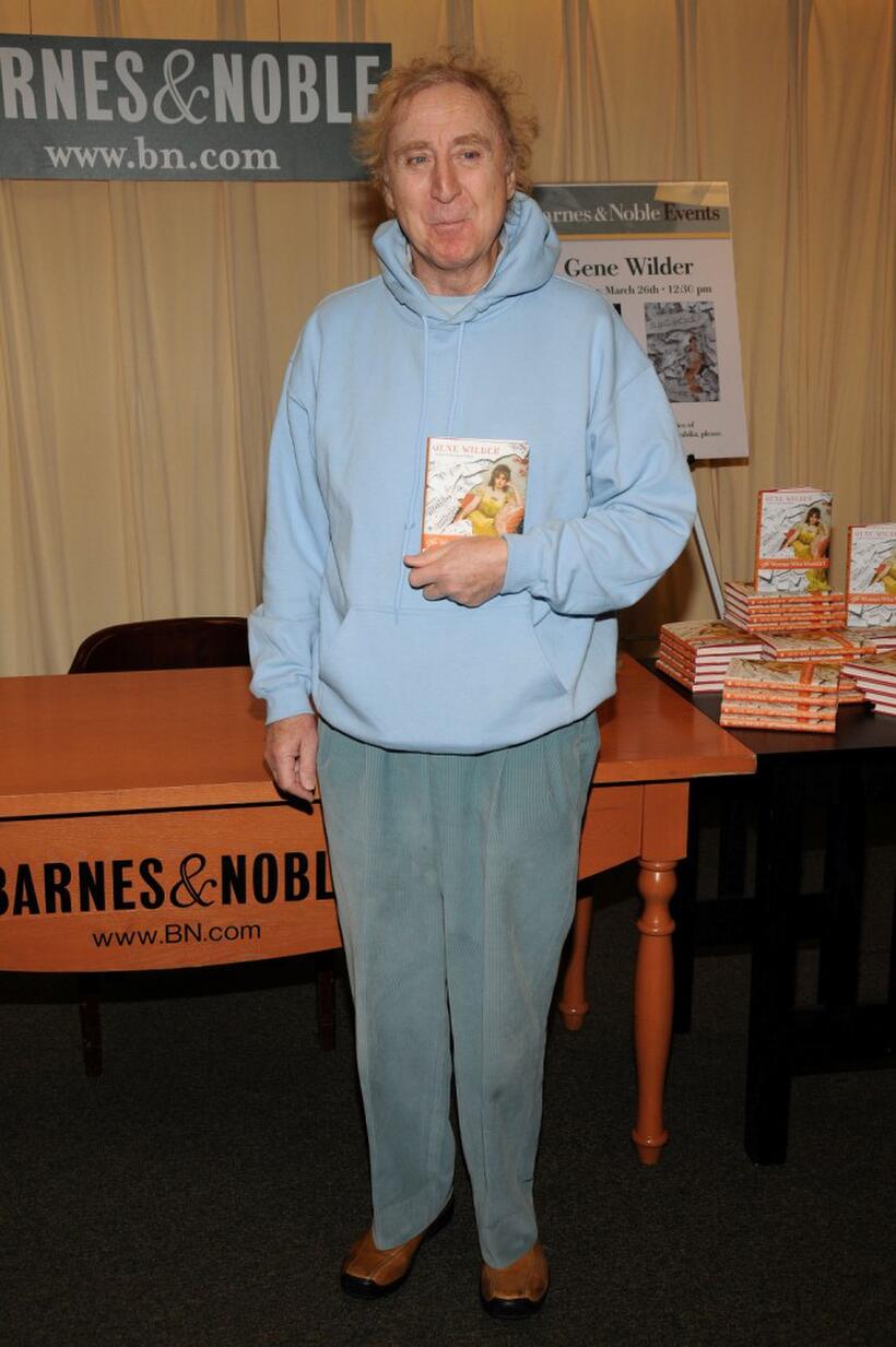 Gene Wilder at the signing of his new book "The Woman Who Wouldn't."