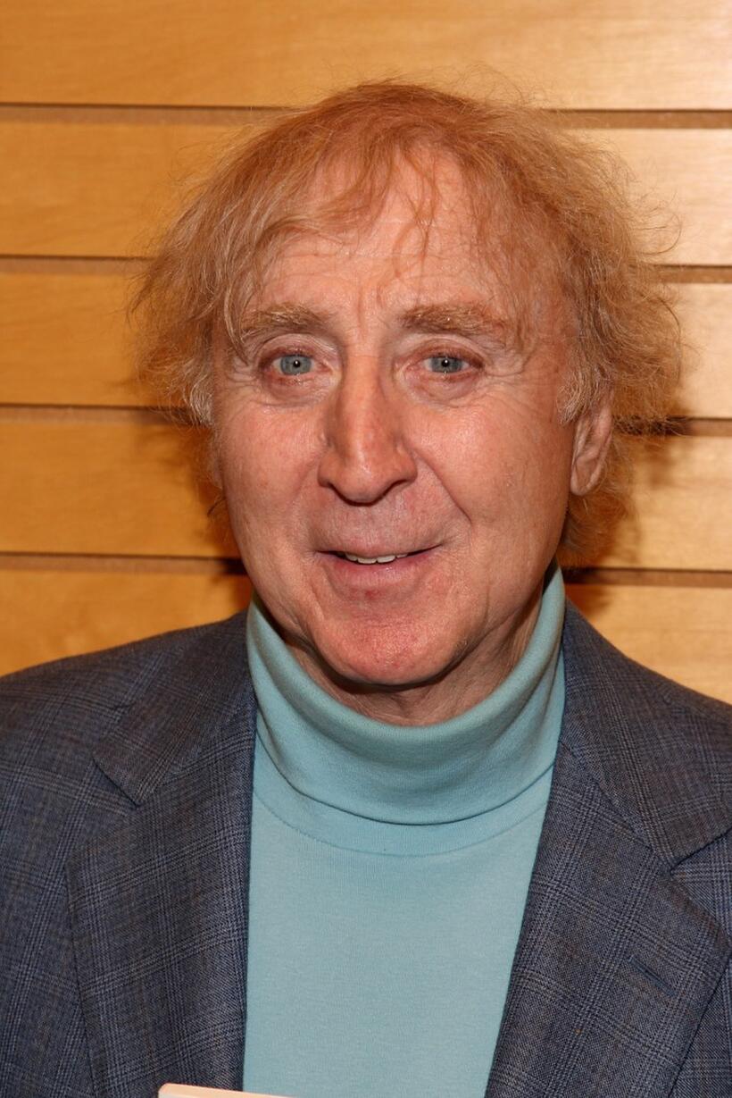 Gene Wilder at the promotion of his book "The Woman Who Wouldn't."