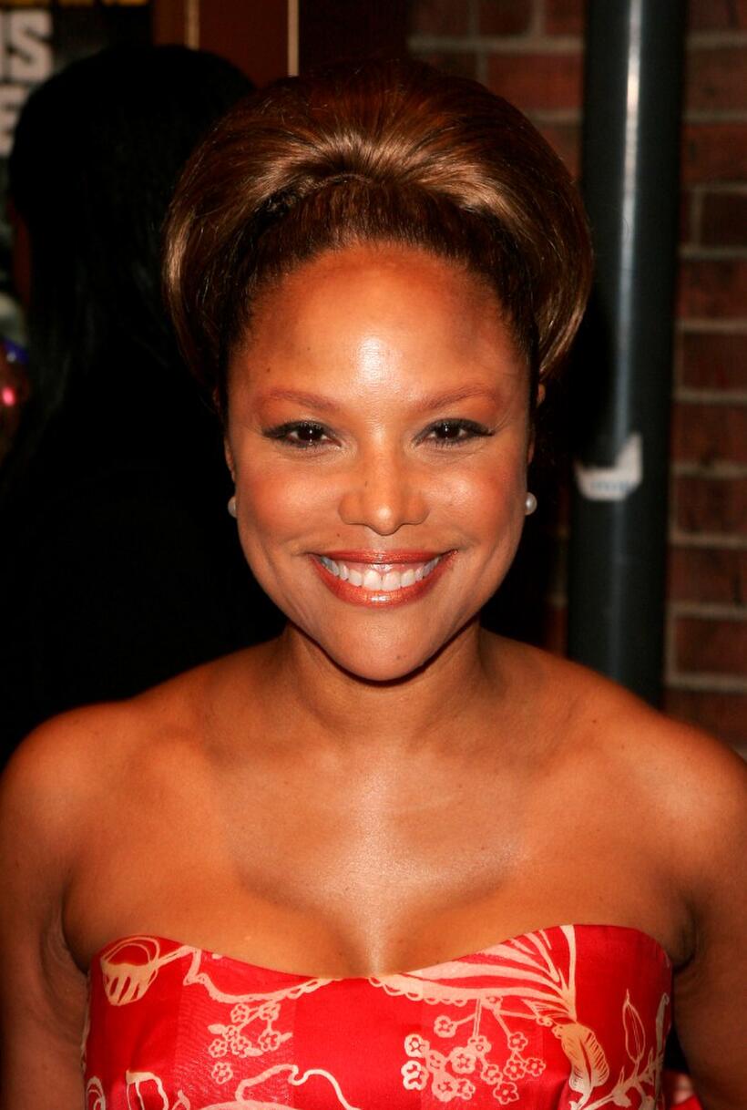 Lynn Whitfield at the opening night of the Broadway play "Julius Caesar."