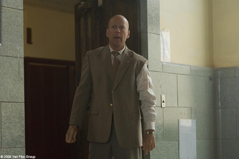 Bruce Willis as Principal Kirkpatrick in "Assassination of a High School President."