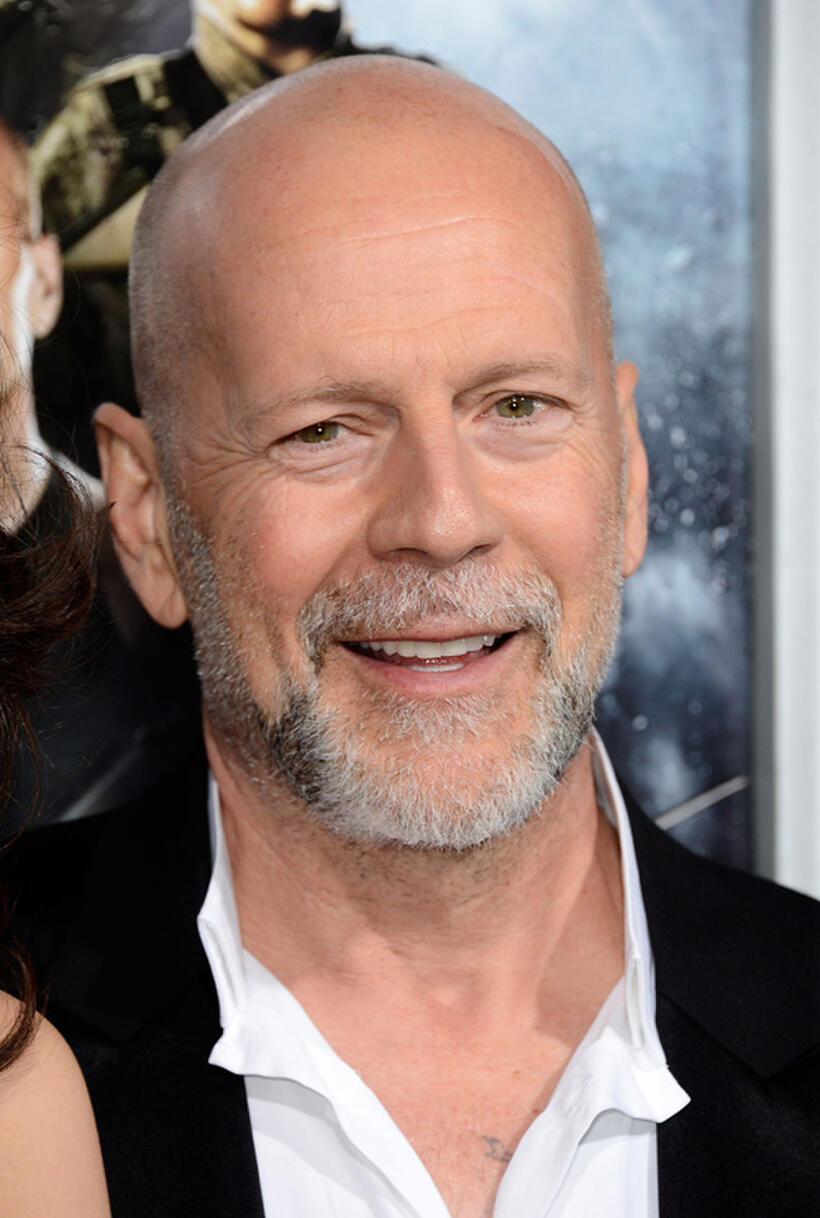 Bruce Willis at the California premiere of "G.I. Joe: Retaliation."