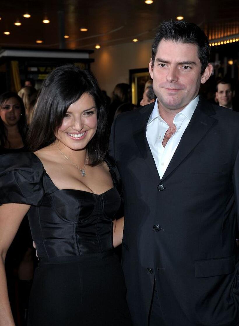 Mercedes Martinez and Chris Weitz at the premiere of "The Twilight Saga: New Moon."