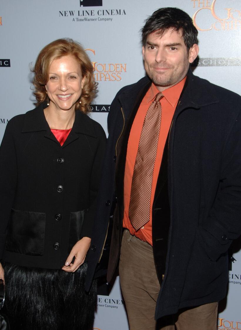 Chris Weitz and Deborah Forte at the premiere of "The Golden Compass".