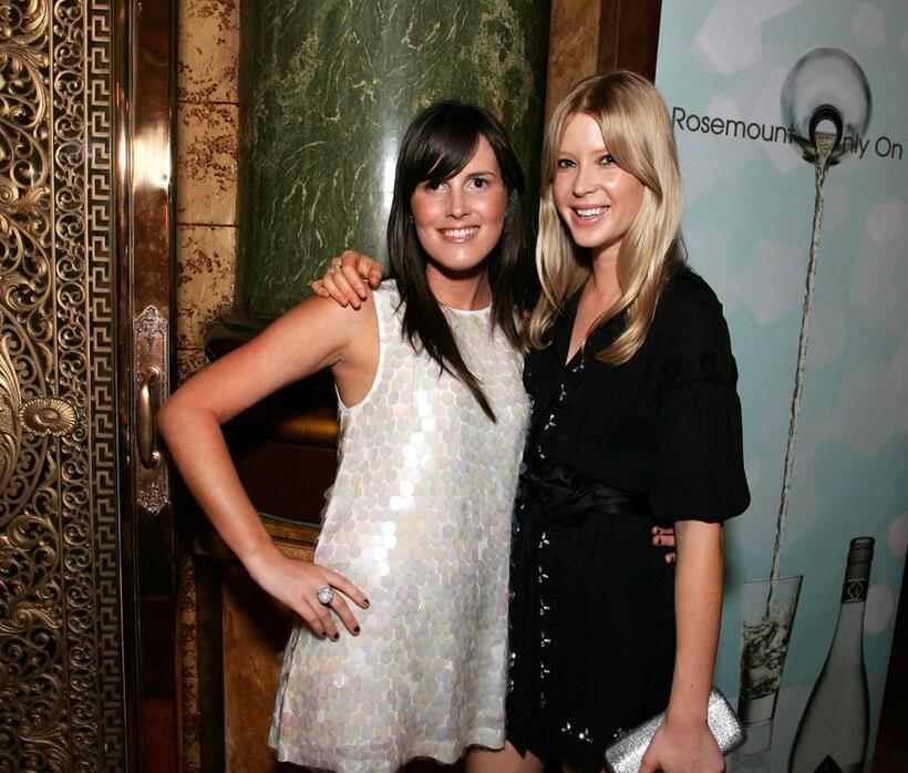 Emma Booth and Guest at the 2008 Movie Extra FilmInk Awards.