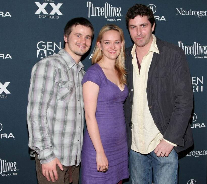 Jason Ritter, Jess Weixler and director Jay DiPietro at the premiere of "Peter and Vandy" during the 14th Annual Gen Art Film Festival.