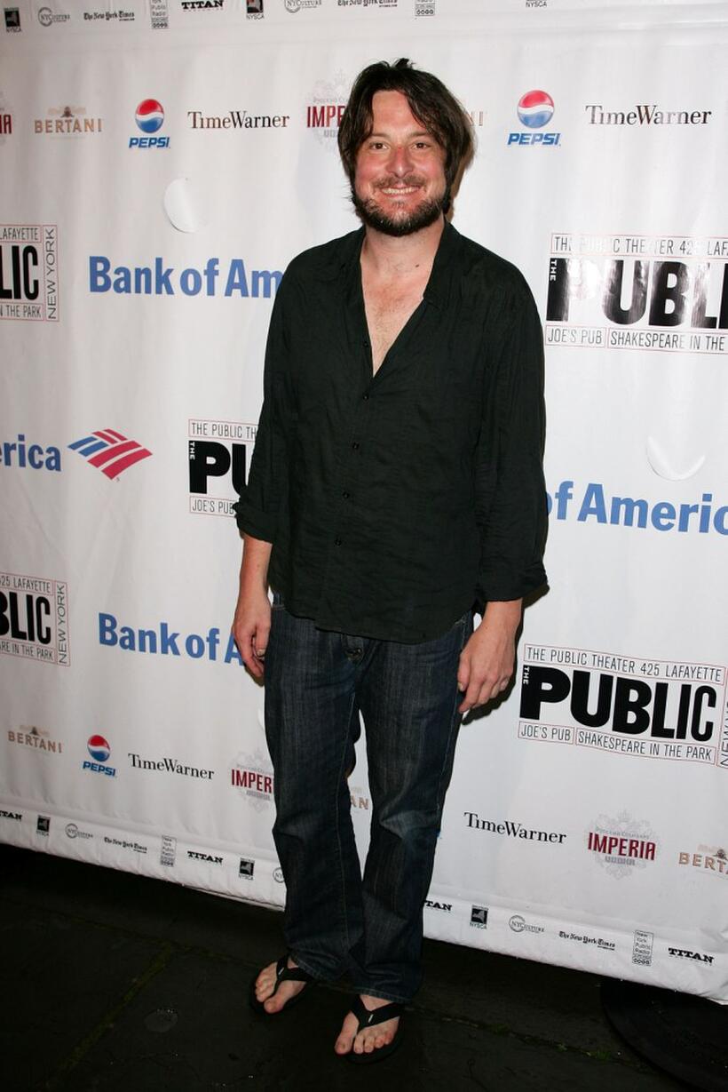Christopher Evan Welch at the after party of the opening night of "Romeo and Juliet."