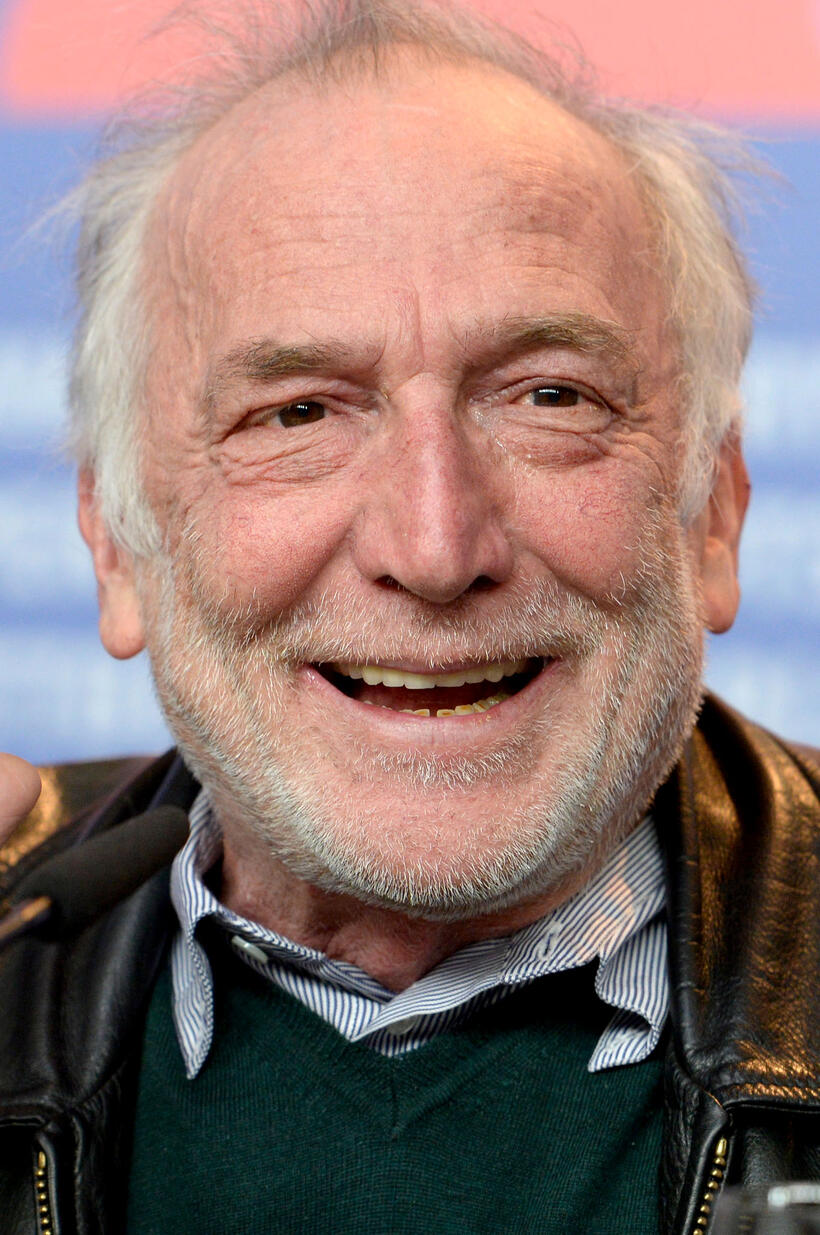 Andrew Wilms at the "Superegos" press conference during the 64th Berlinale International Film Festival.