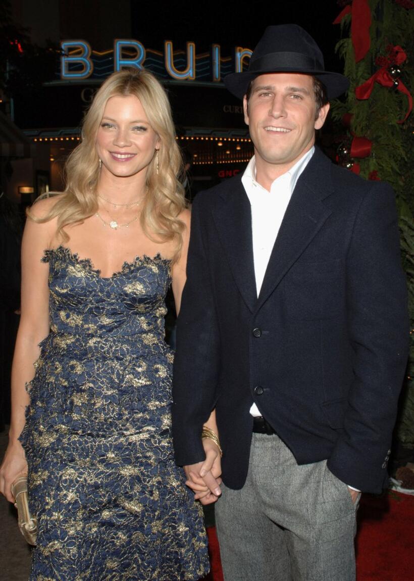 Amy Smart and Branden Williams at the premiere of "Just Friends."