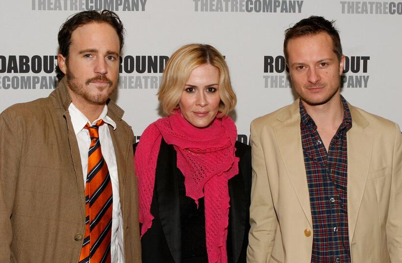 Patch Darragh, Sarah Paulson and Chandler Williams at the 2008 Roundabout Theatre Company.