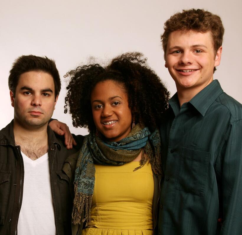 Producer Athas Ioannou, Keziah Niambi John-Paul and Brandon Thane Wilson at the 2008 Tribeca Film Festival.