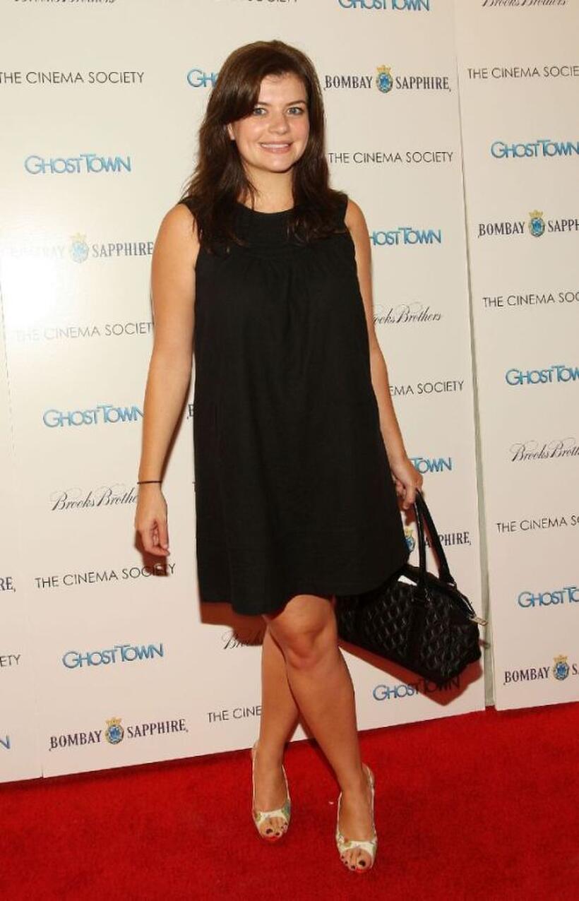 Casey Wilson at the Cinema Society & Brooks Brothers Host A Screening Of "Ghost Town."