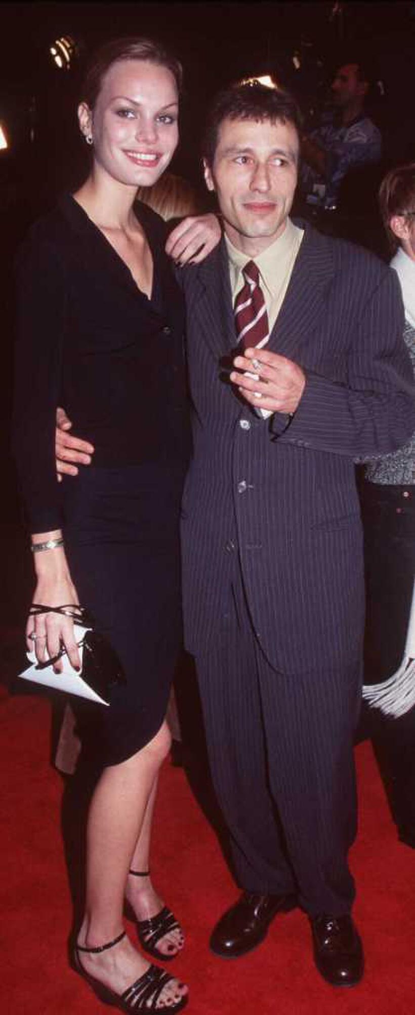 Michael Wincott and date at the premiere of "Alien Resurrection."
