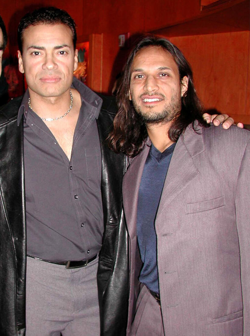 Benny Nieves and Jesse Borrego at the after party of the California premiere of "Empire."