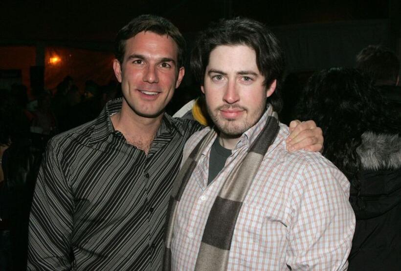 Jeff Witzke and Director Jason Reitman at the premiere of "Thank you for Smoking."