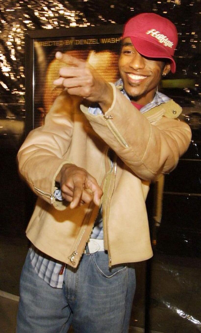 De'Angelo Wilson at the premiere of "Antwone Fisher."
