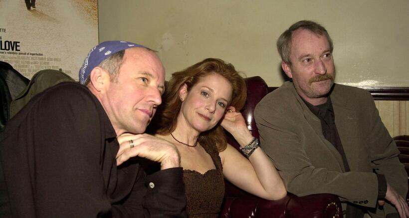 Debra Winger, Arliss Howard and Larry Brown at a party of the IFC Films Release "Big Bad Love".
