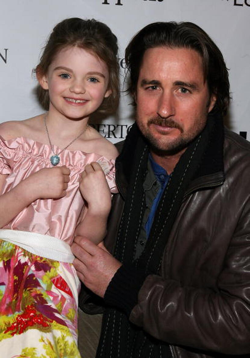 Luke Wilson and Morgan Lily at the 2008 Sundance Film Festival.
