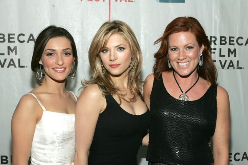Mirelly Taylor, Katheryn Winnick and Elisa Donovan at the premiere of "Kiss Me Again" during the 5th Annual Tribeca Film Festival.