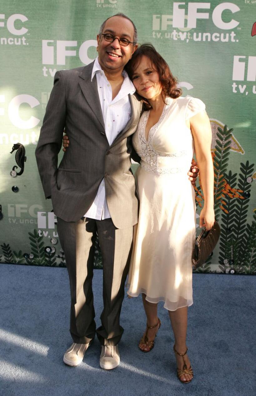 George C. Wolfe and Rosie Perez at the IFCs Independent Spirit Awards After party.