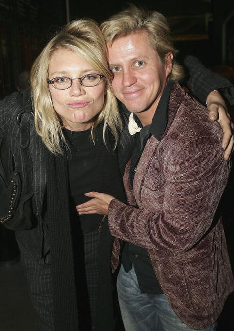 Peta Wilson and Dan Wyllie at the opening night of "Ray's Tempest".
