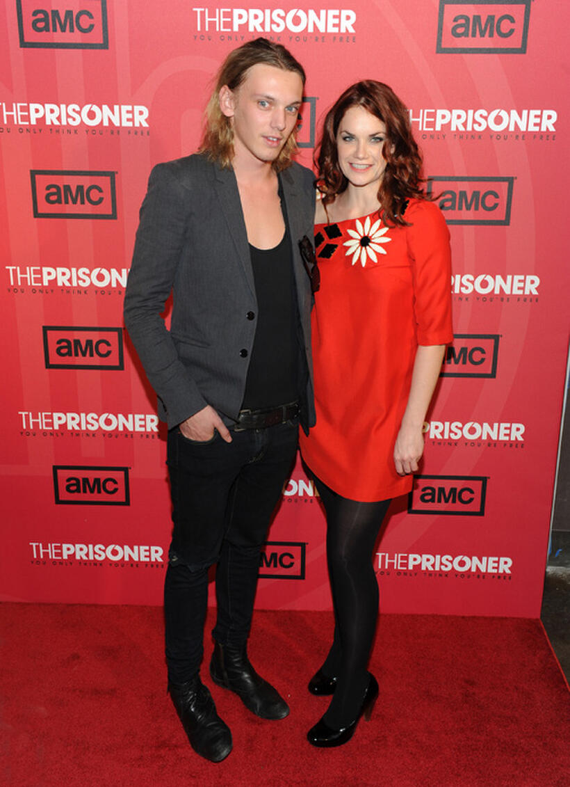 Jamie Campbell-Bower and Ruth Wilson at the New York premiere of "The Prisoner."