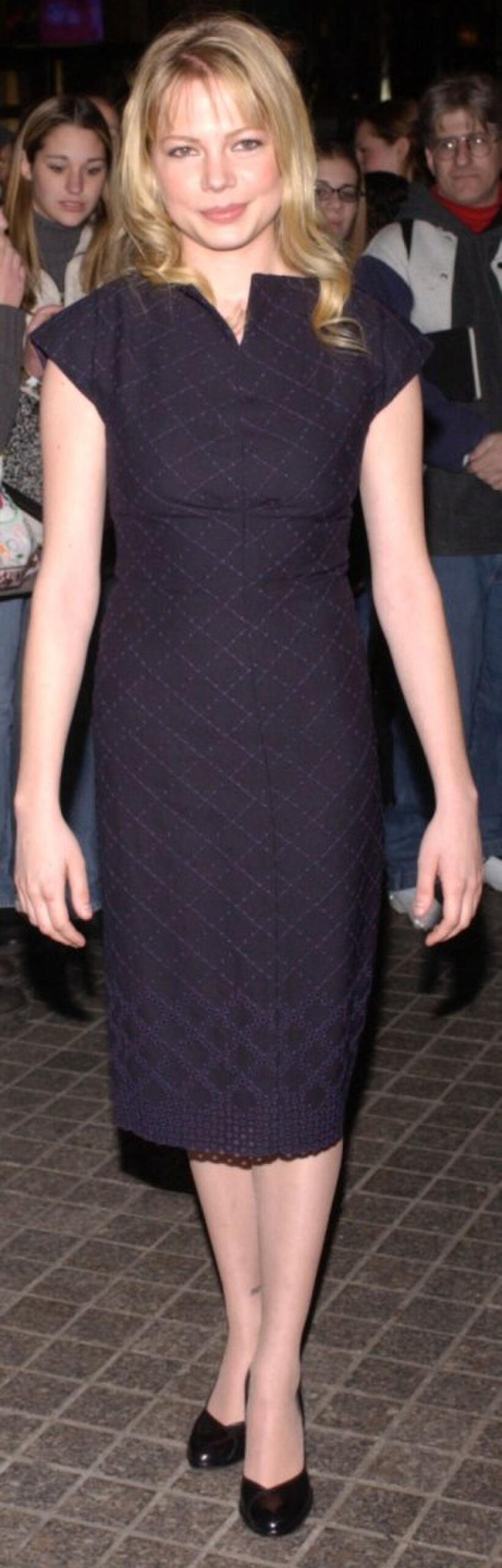 Michelle Williams at the 100th episode celebration of "Dawsons Creek."