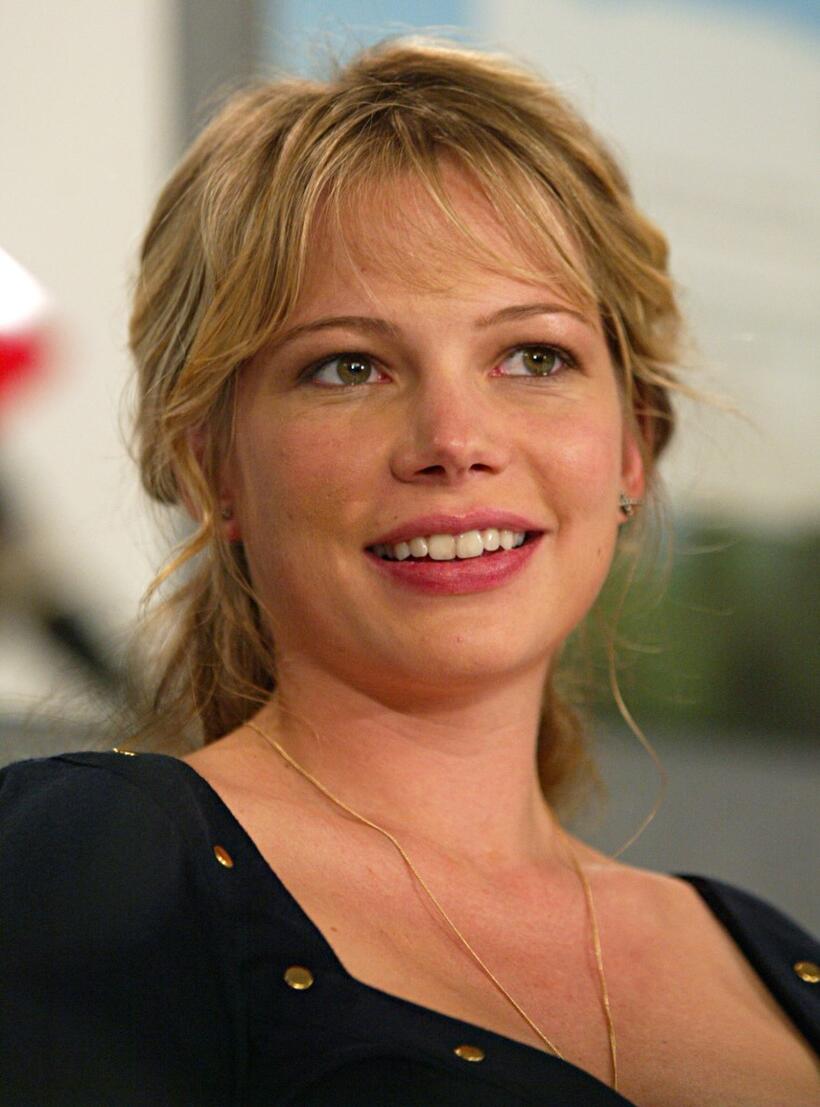 Michelle Williams at the TIFF Press Conference of "Brokeback Mountain."