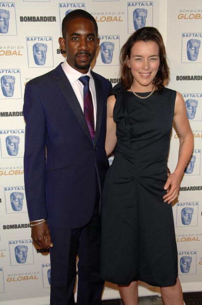 Rhashan Stone and Olivia Williams at the 17th Annual British Academy of Film & Television Arts/Los Angeles Britannia Awards.