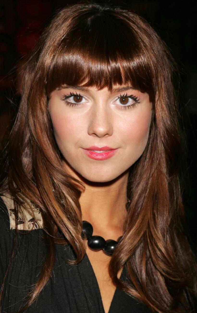 Mary Elizabeth Winstead at the Evisu Spring 2007 show during the Mercedes Benz Fashion Week.