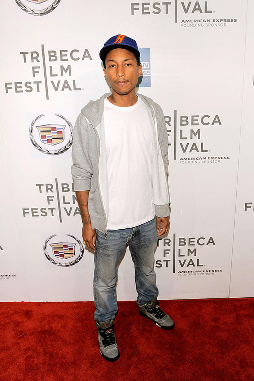 Pharrell Williams at the premiere of "Beats, Rhymes & Life: The Travels of a Tribe Called Quest" during the 2011 Tribeca Film Festival in New York.