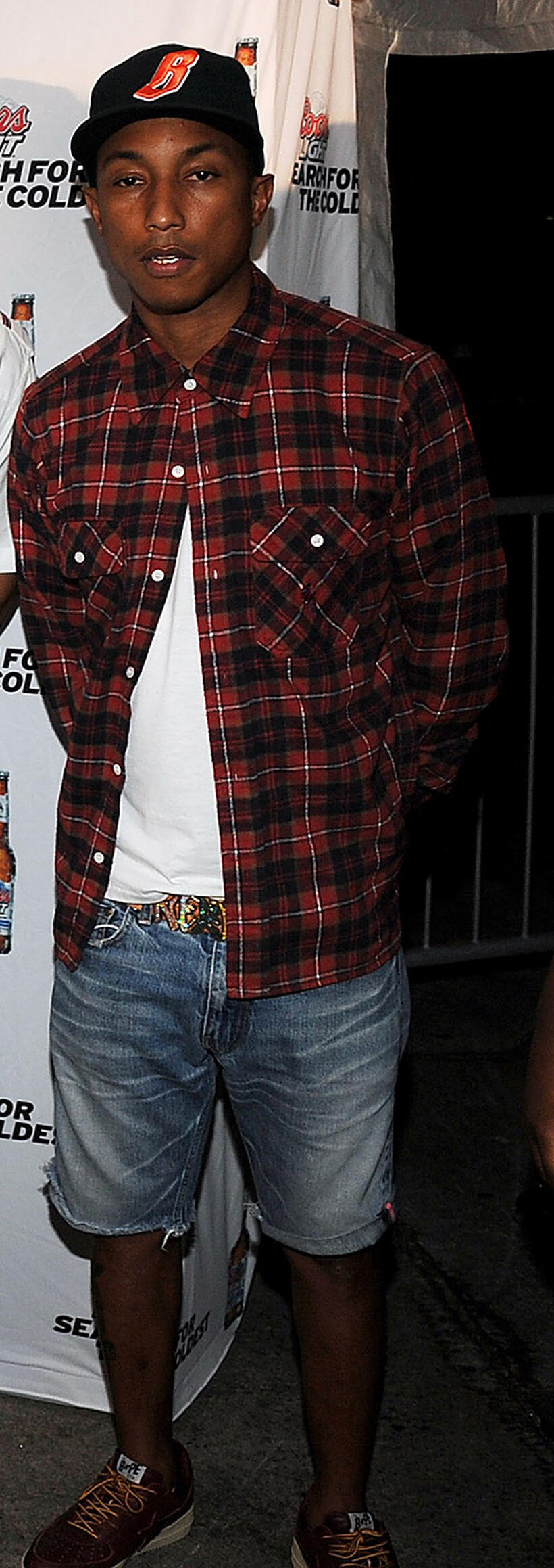 Pharrell Williams at the Coors Light Super Cold Summer Kickoff Event in Georgia.
