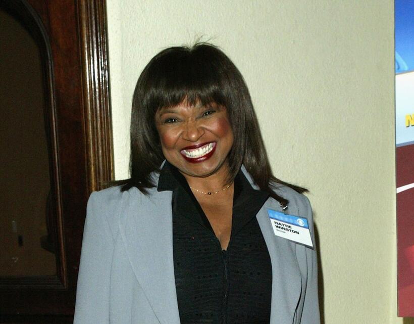Hattie Winston at the NAACP (National Association for the Advancement of Colored People) Image Awards Cocktail reception.