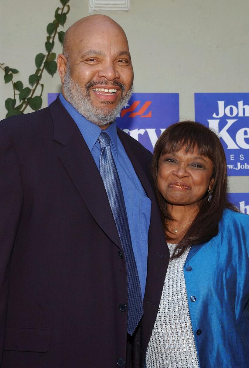 James Avery and Hattie Winston at the Lift Evry Vote Hollywood fundraiser.