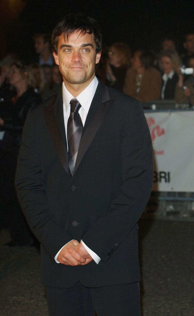 Robbie Williams at the Fashion Rocks in aid of The Princes Trust.
