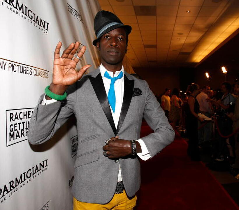 Saul Williams at the premiere of "Rachel Getting Married."