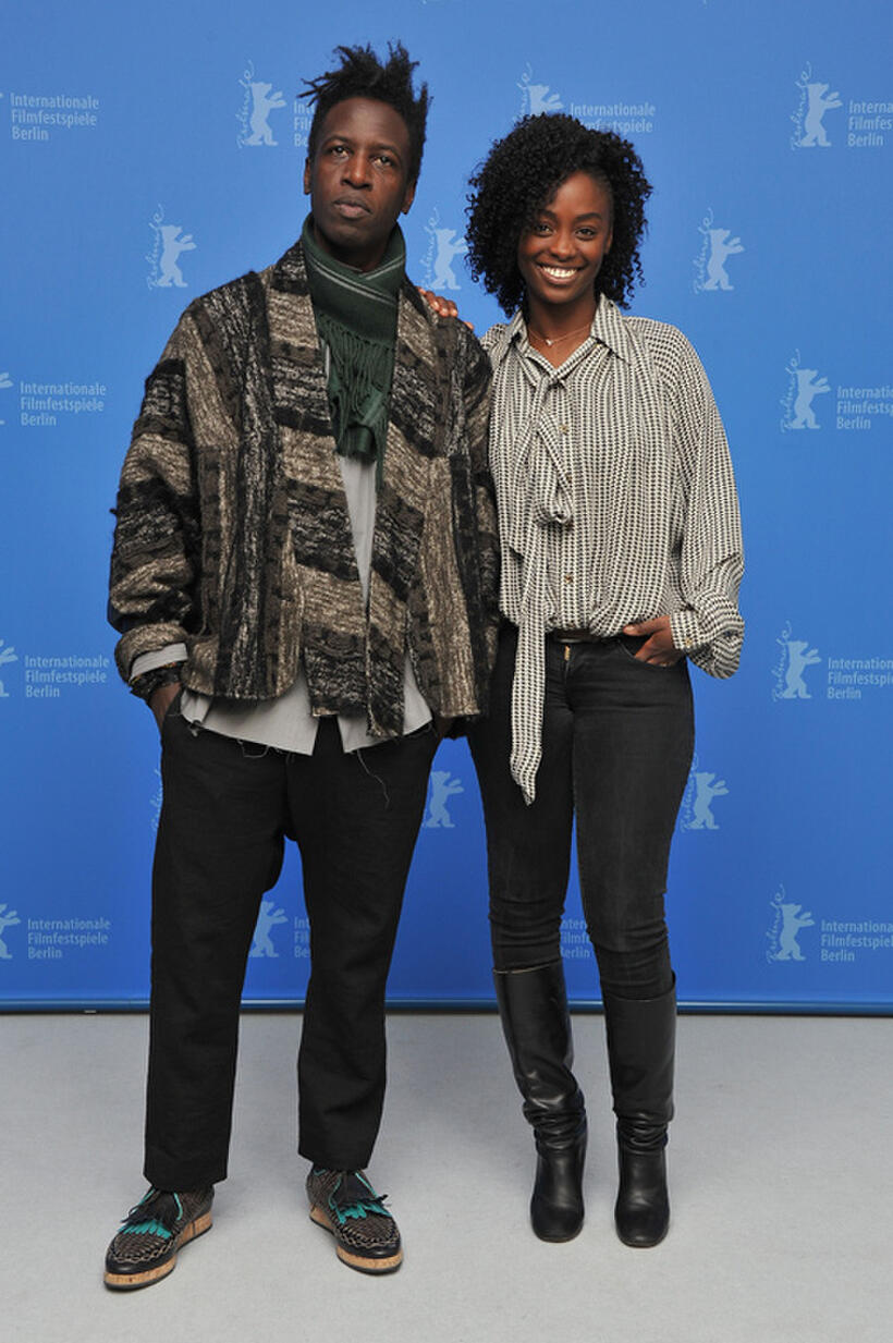 Saul Williams and Aissa Maiga at the photocall of "Aujourd'Hui" during the 62nd Berlinale International Film Festival.