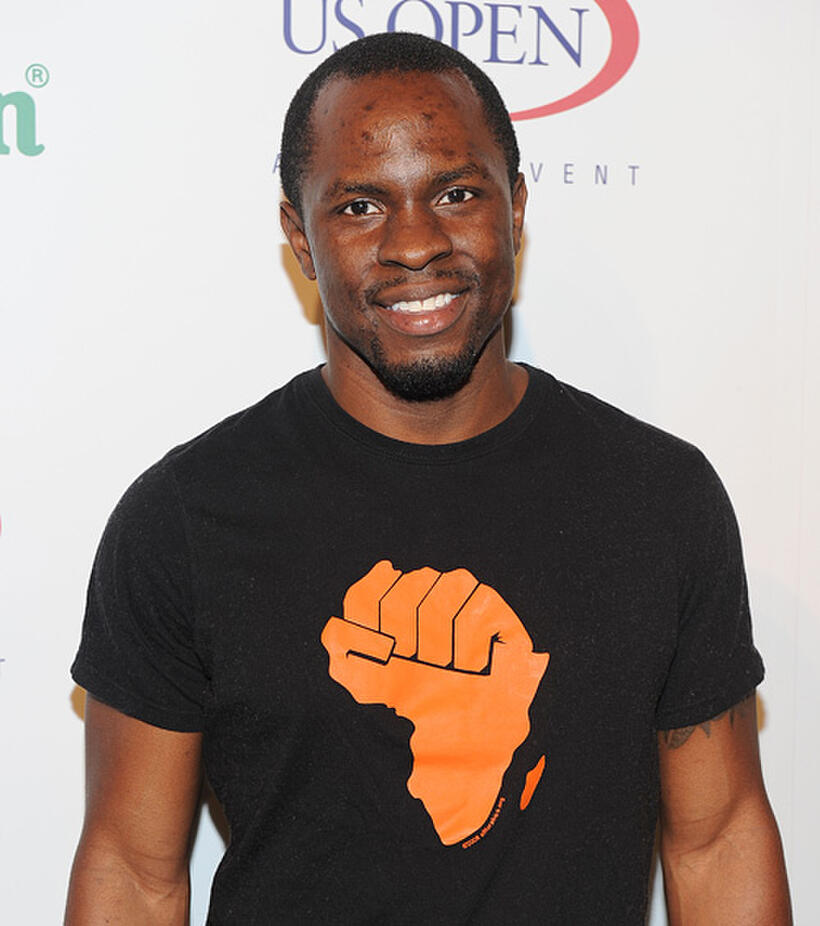 Gbenga Akinnagbe at the USTA and Heineken's 2010 US Open Player party.